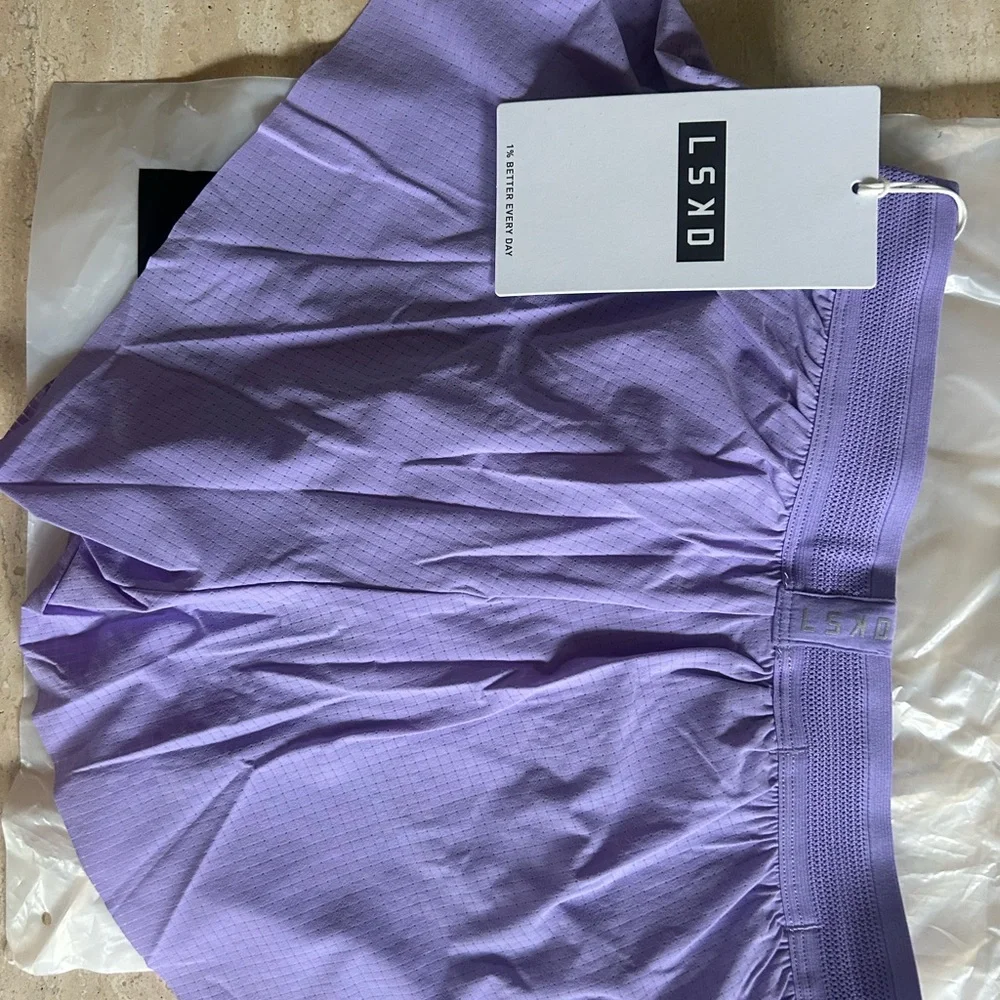 LSKD Accelerate Running Shorts 3” 2XS Violet Ray - Picture 7 of 7